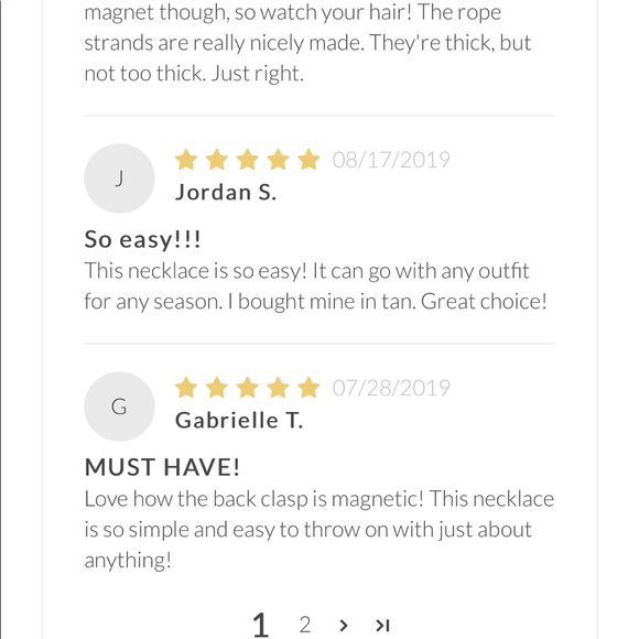 Faux Leather Rope Necklace - Picture 3 of 5